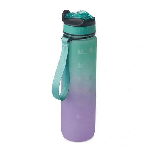 Botella de agua deportiva con pajita integrada ref MO2489 - Turquesa