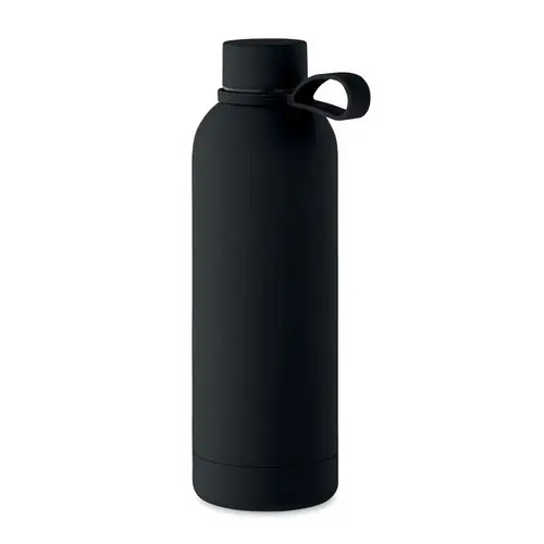 Botella aislada al vacío de acero reciclado 500 ml ref MO2315 - Negro