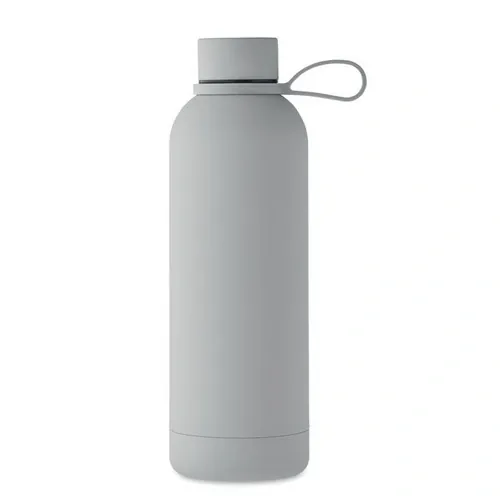 Botella aislada al vacío de acero reciclado 500 ml ref MO2315 - Top Gris