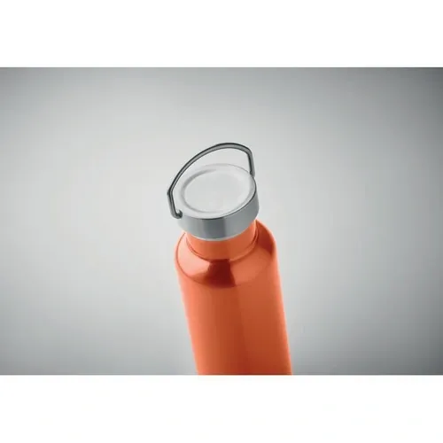 Botella de acero inoxidable reciclado con tapa anti fugas ref MO2107 - 1 Naranja