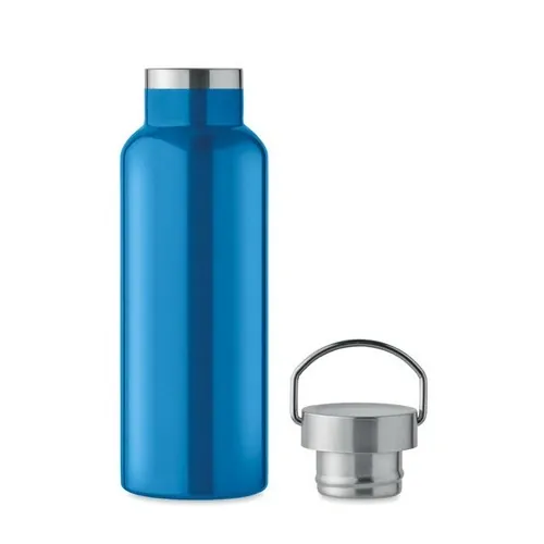 Botella de acero inoxidable reciclado con tapa anti fugas ref MO2107 - Top Turquesa