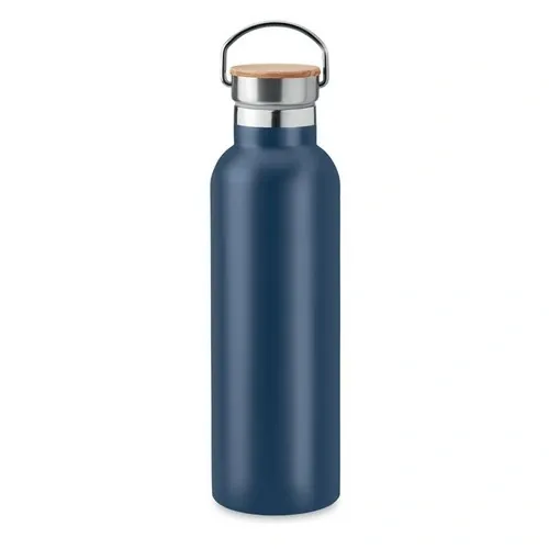 Botella de acero inoxidable aislada con tapa de bambú ref MO6372 - French Marino