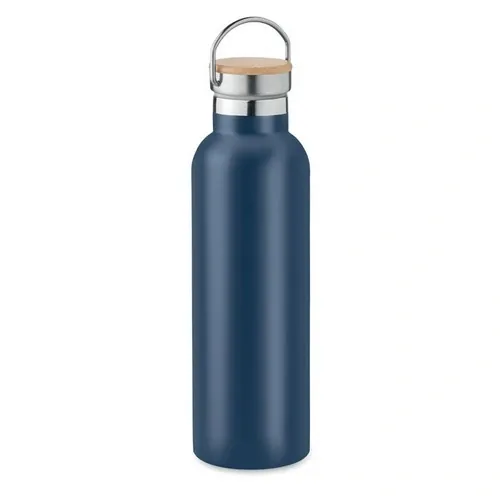 Botella de acero inoxidable aislada con tapa de bambú ref MO6372 - Top French Marino