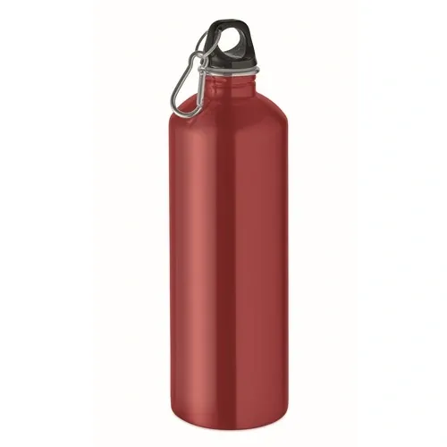 Botella pared simple 1000 ml personalizable para eventos ref MO2829 - Front Rojo