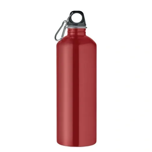 Botella pared simple 1000 ml personalizable para eventos ref MO2829 - Rojo Back