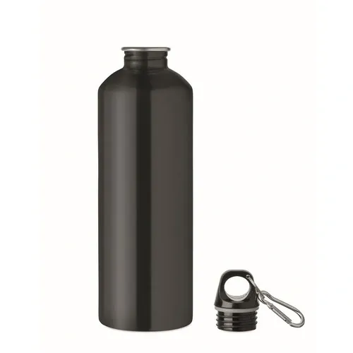 Botella pared simple 1000 ml personalizable para eventos ref MO2829 - Side Negro