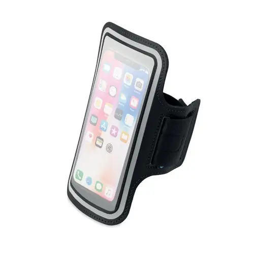 Funda brazalete ajustable con frontal transparente ref MO6239 - Negro