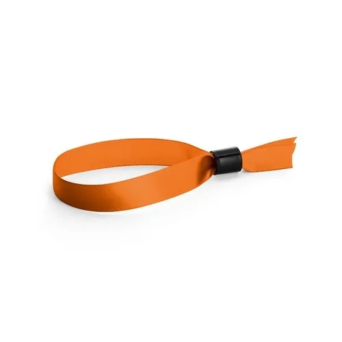 Brazalete de raso a prueba de manipulaciones con cierre seguro ref 94970 - Naranja