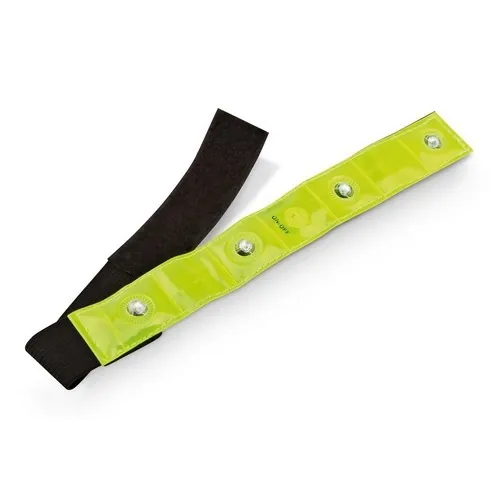 Brazalete reflectante LED rojo ajustable con función flash ref 98515 - Amarillo 02