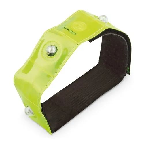 Brazalete reflectante LED rojo ajustable con función flash ref 98515 - Amarillo 03
