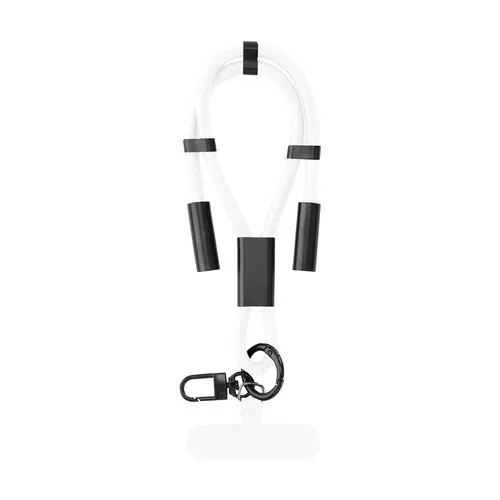 Cable cargador soporte Euclab personalizable y ajustable ref 22395 - Blanco