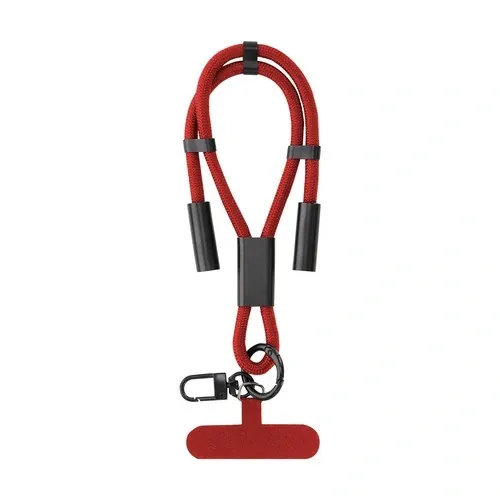 Cable cargador soporte Euclab personalizable y ajustable ref 22395 - Rojo