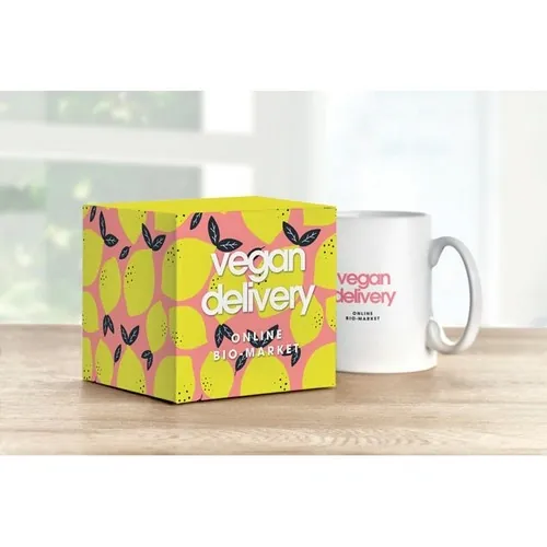 Caja de cartón para tazas de sublimación ref MO6207 - Printed Blanco