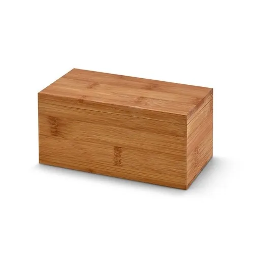 Caja de té de bambú con cierre magnético ref 93995 - Natural 04