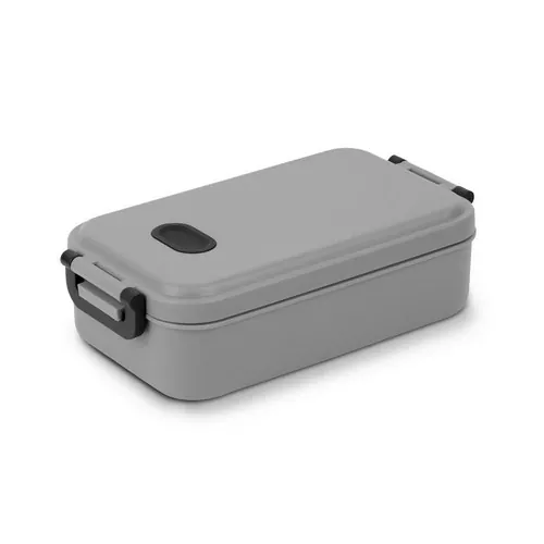 Caja hermética de PP con compartimento para comidas ref 94375 - Gris