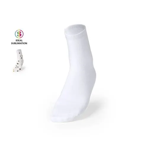 Calcetines de poliéster para sublimación talla L-XL ref 1918