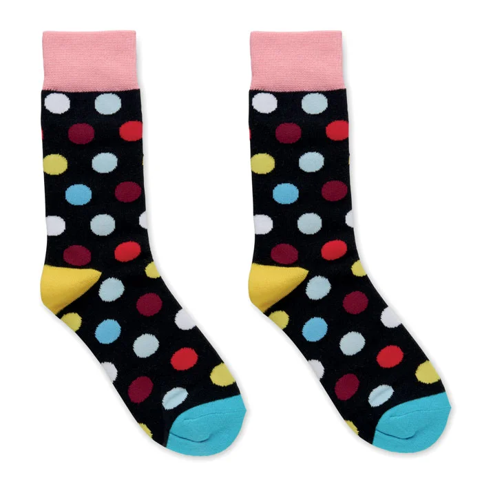 Calcetines estampados Funny talla L personalizables ref mo3101 - Back Negro