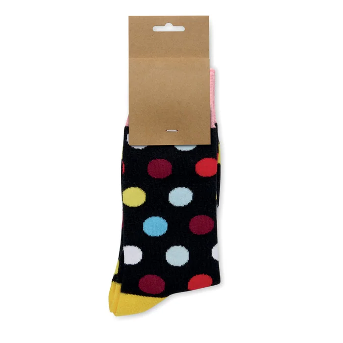 Calcetines estampados Funny talla L personalizables ref mo3101 - Negro 00