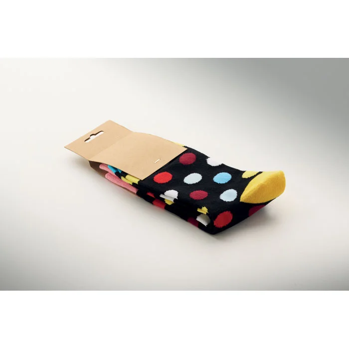 Calcetines estampados Funny talla L personalizables ref mo3101 - Negro Side