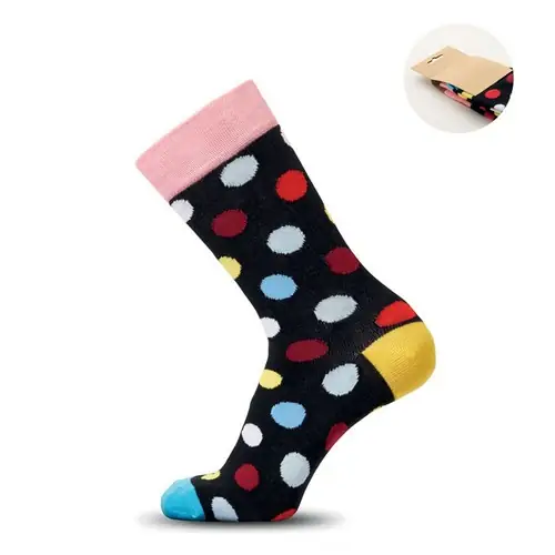 Calcetines estampados Funny talla M personalizables ref mo3100 - Negro