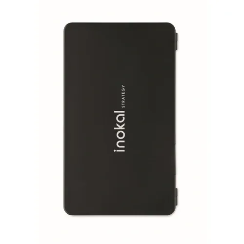 Calculadora LCD Clerk con tableta de escritura personalizable ref MO2845 - Printed Negro