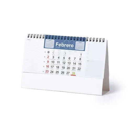 Calendario de sobremesa triangular con espacio para notas ref 2321 - 01