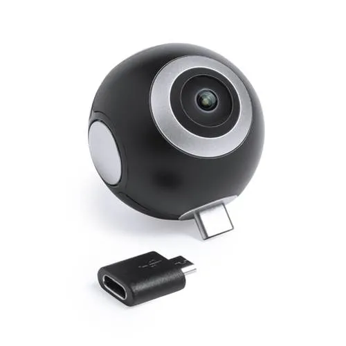 Cámara 360 con conexión Tipo C y APP para realidad virtual ref 5771
