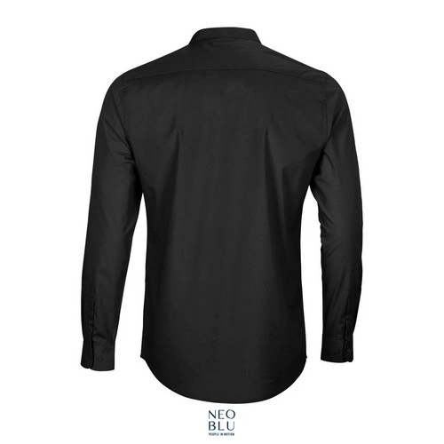 Camisa cuello mao manga larga ref S03792