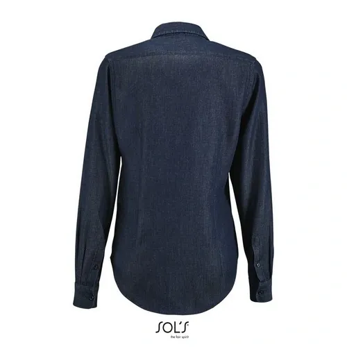 Camisa denim manga larga algodón para empresa ref S02101 - Brut Denim Back