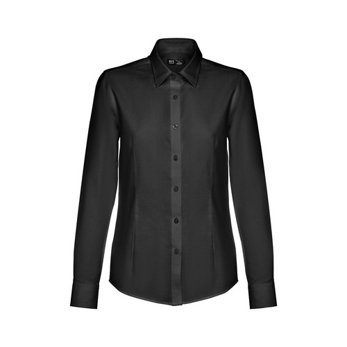 Camisa oxford entallada de manga larga para mujer ref 30154