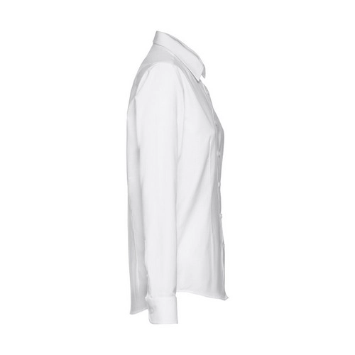 Camisa oxford mujer entallada con puños ajustables ref 30197