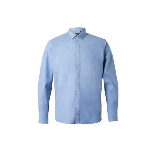 Camisa Oxford elástica de hombre 180 g/m² ref 36159 - Azul