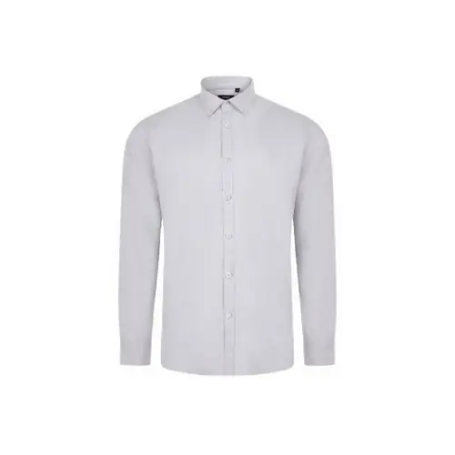 Camisa Oxford elástica de hombre 180 g/m² ref 36159 - Gris Claro