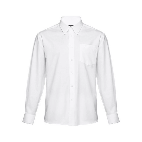 Camisa oxford unisex de manga larga con puños ajustables ref 30196