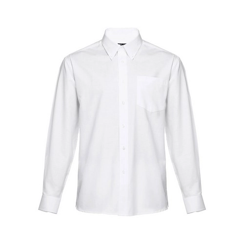 Camisa oxford unisex de manga larga con puños ajustables ref 30196
