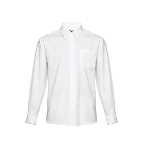 Camisa oxford unisex de manga larga con puños ajustables ref 30196