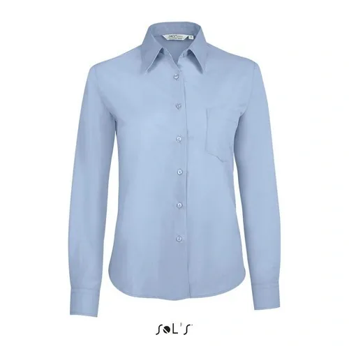 Camisa popelín manga larga para mujer resistente ref S16060