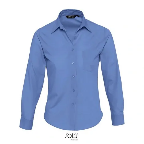 Camisa popelín manga larga para mujer resistente ref S16060