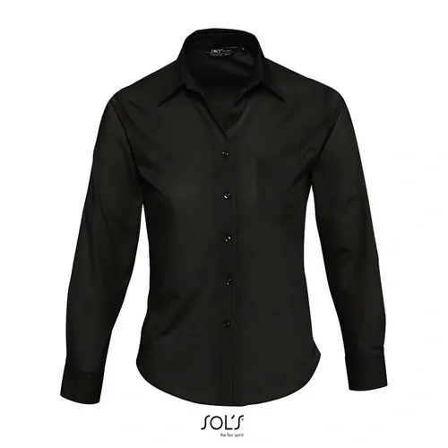 Camisa popelín manga larga para mujer resistente ref S16060