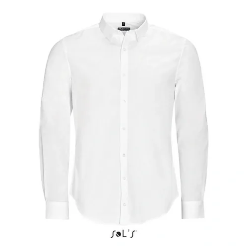 Camisa stretch manga larga fácil cuidado ref S01426 - Blanco