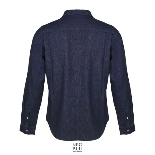 Camisa vaquera de gama alta algodón manga larga ref S04796 - Brut Denim Back