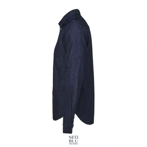 Camisa vaquera de gama alta algodón manga larga ref S04796 - Brut Denim Side