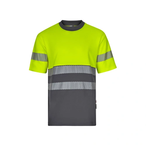Camiseta bicolor con bandas reflectantes ref 36096