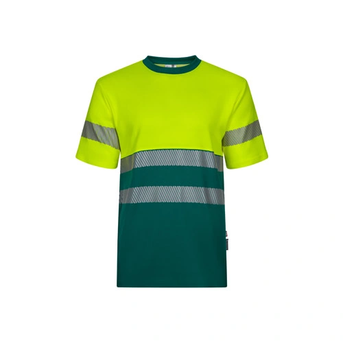 Camiseta bicolor con bandas reflectantes ref 36096
