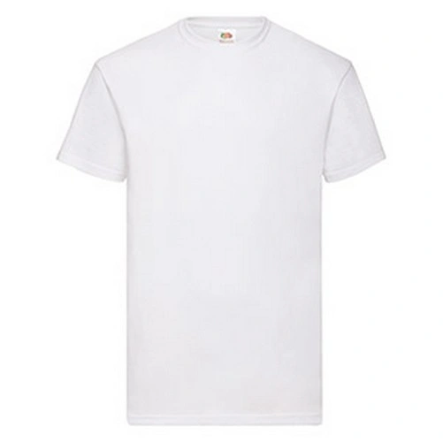 Camiseta blanca de algodón con cuello redondo ref VA23