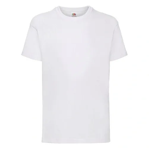 Camiseta blanca de algodón con cuello redondo ref VA25 - Blanco