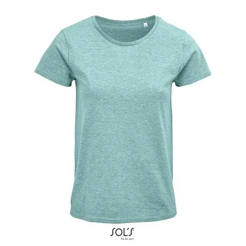 Camiseta ajustada SOLS CRUSADER para mujer de algodón orgánico ref S03581