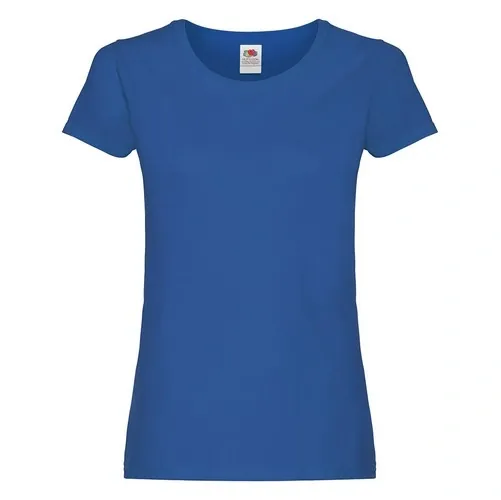 Camiseta de algodón con cuello redondo para impresión ref OR16 - Azul Royal