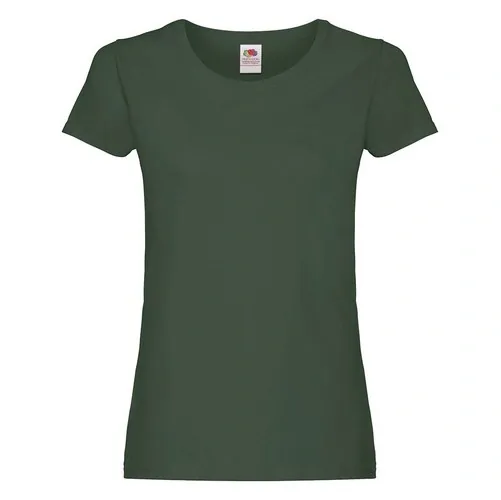 Camiseta de algodón con cuello redondo para impresión ref OR16 - Verde Oscuro