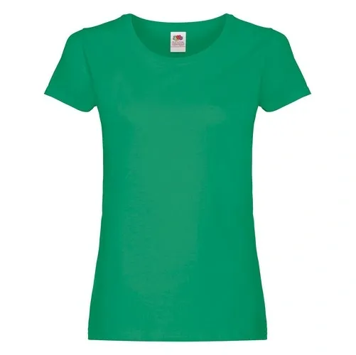 Camiseta de algodón con cuello redondo para impresión ref OR16 - Verde
